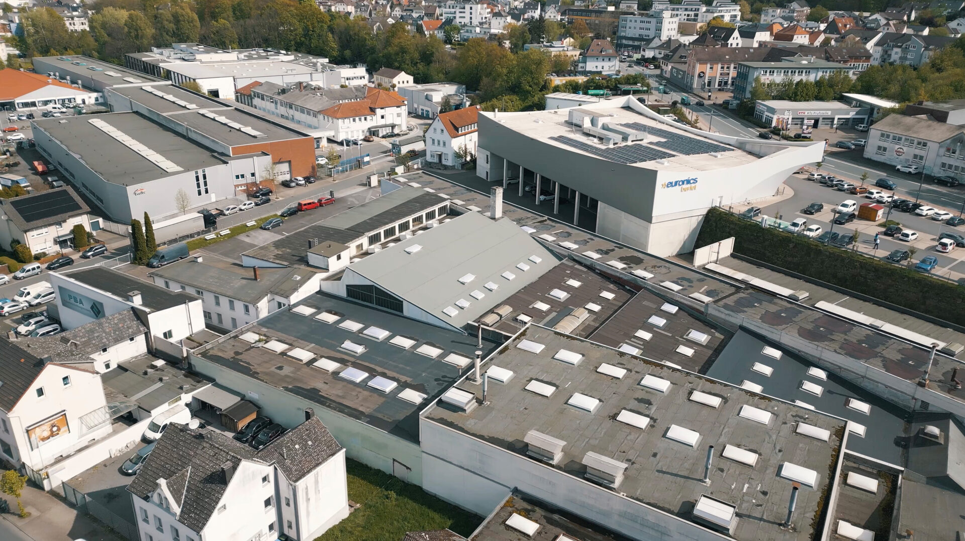 Siedziba Evotec GmbH w Arnsberg &ndash; zdjęcie z lotu ptaka
